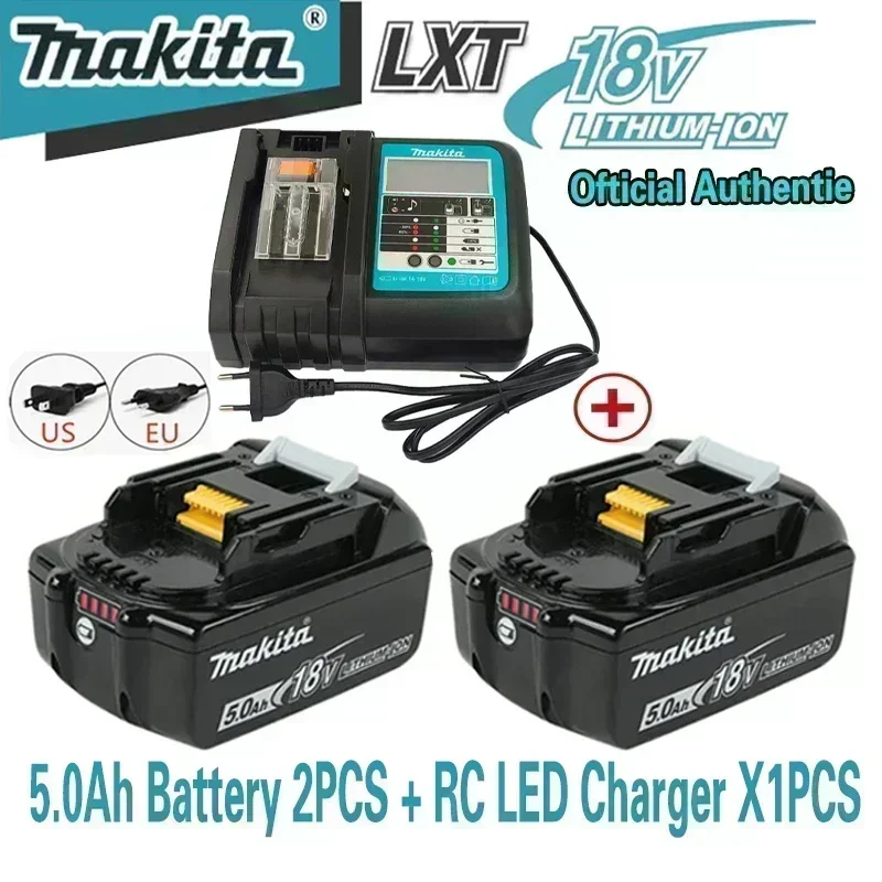 ? ? Originele Makita 18V 3A oplader met oplaadbare batterij Makita BL1830 BL1830B BL1840 BL1840 BL1850 BL1850B Fast Chargi