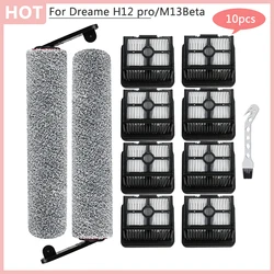 For Dreame H12 Pro H12 Plus H12 Dual M13 Beta Vacuum Cleaner Floor Scrubber Wireless Rollers Brush Hepa Filter Spare Parts