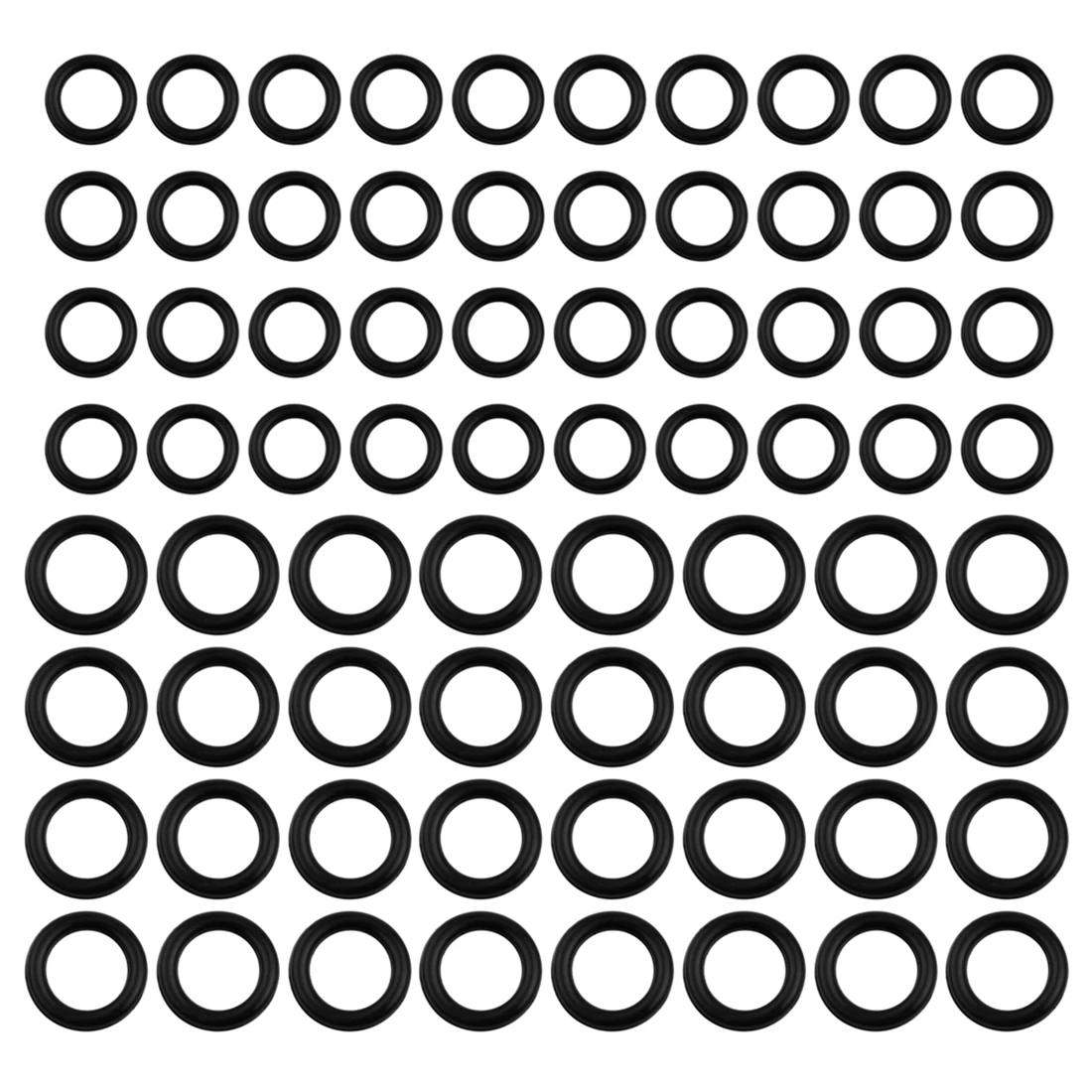 80Pcs1/4 M22 O-Rings + 3/8 O-Rings Rubber For Pressure Washer Hose Quick Disconnect Solid Durable Irrigation System New