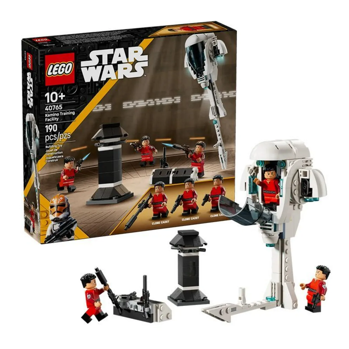LEGO Star Wars: Attack of The Clones™ Kamino Training Facility Adventure Building Set for Boys & Girls Aged 10+ 190Pieces 40765 moc