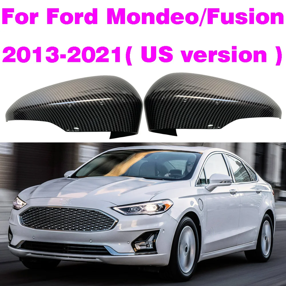 

A Pair Driver Side Rearview Mirror Cover Cap Mirror Cover Caps Trim Car Accessories For Ford Mondeo / Fusion 2013-2021