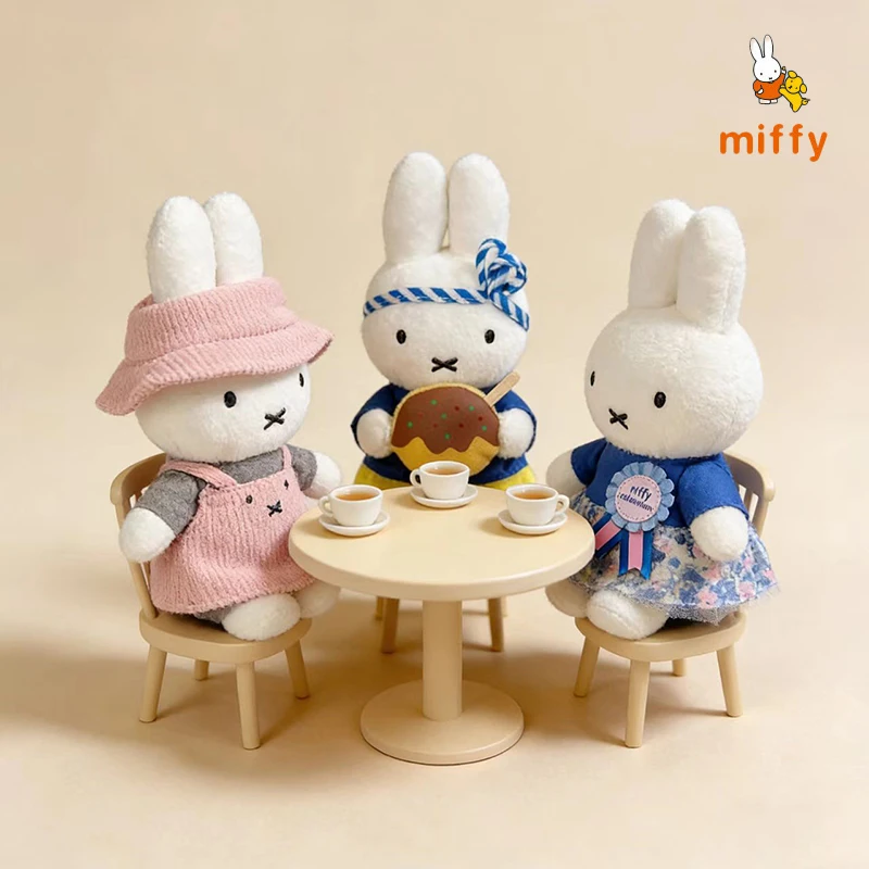 

Cute Miffy Plush Keychain Backpack Fashion Doll Pendant Anime Accessories Multiple Styles Dopamine Stuffed Toy Girl Perfect Gift