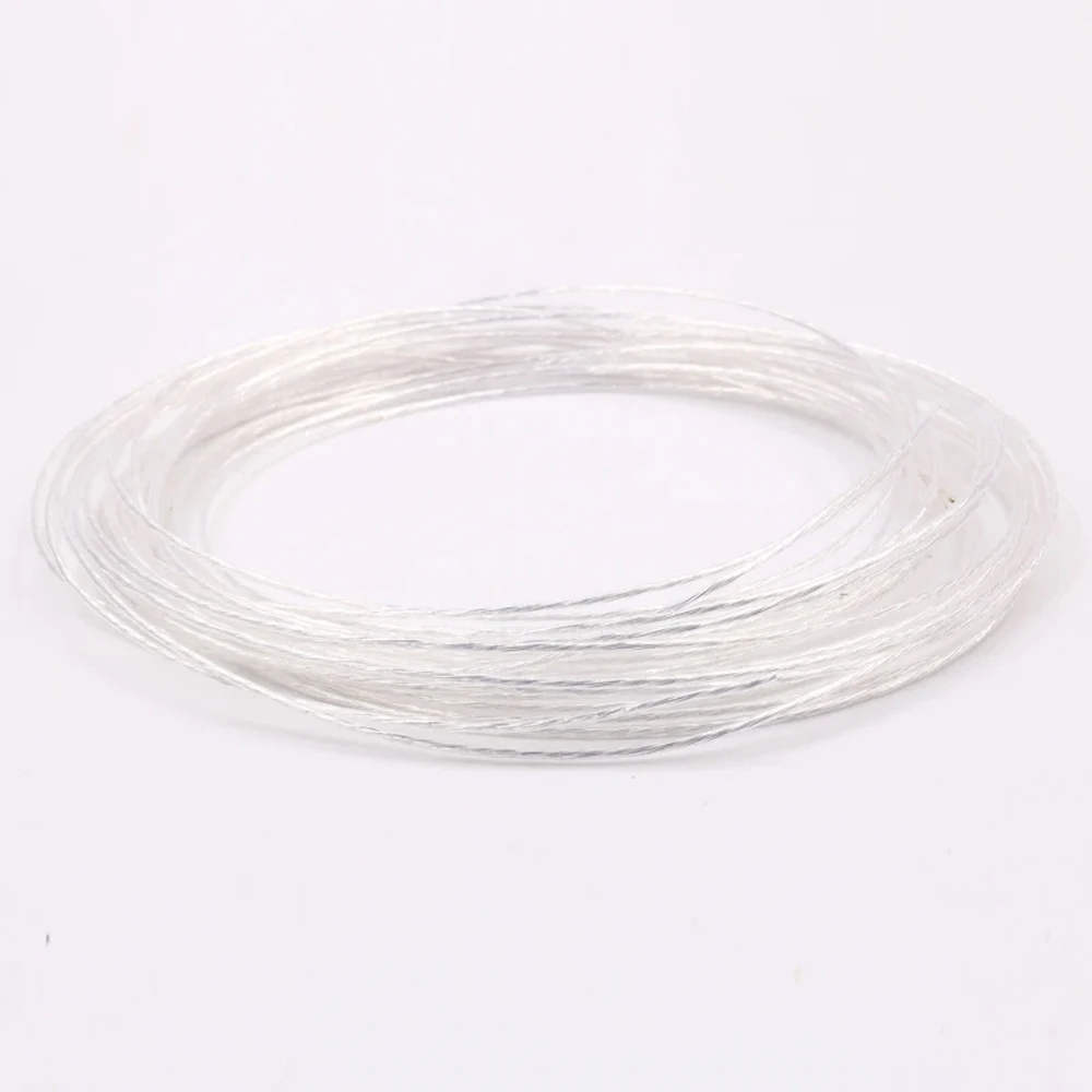 DIY 오디오 스피커 케이블 용 고품질 순수 구리은 도금 8N OCC 상호 연결 케이블 대량 케이블