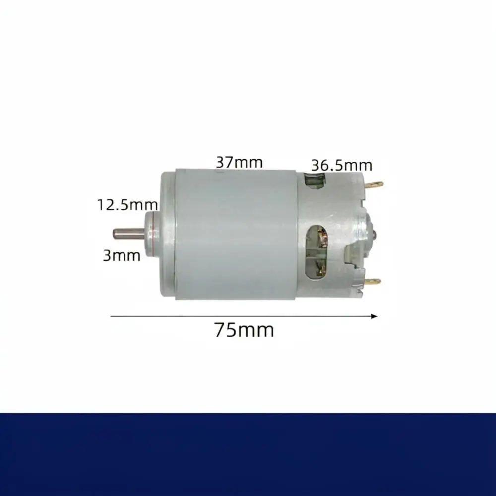 For Tiexin 21V Cordless Drill Motor 550 Series Brushed Power Tool Replacement Components With Gear And Brush Holder