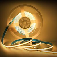 2m COB LED Strip, 3000K Warm White, Dimmable 24V, 8mm Width, Flexible for Home, Kitchen, Mirror, DIY Decoration