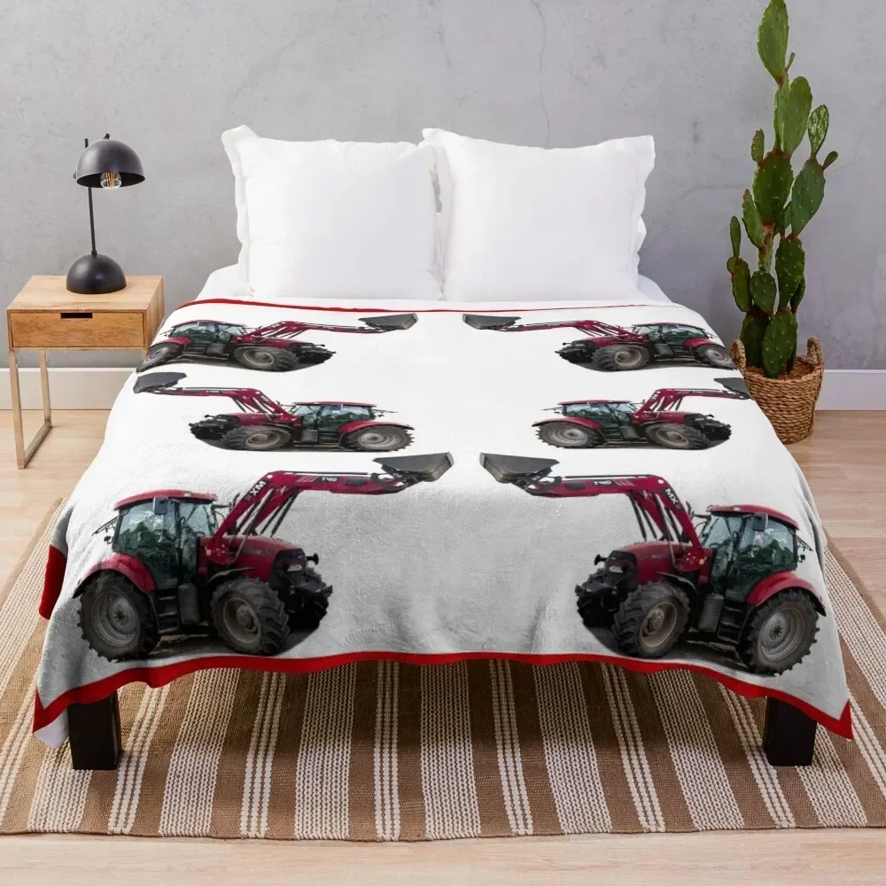 

red tractor Throw Blanket Heavy Decorative Throw Beautifuls Blankets