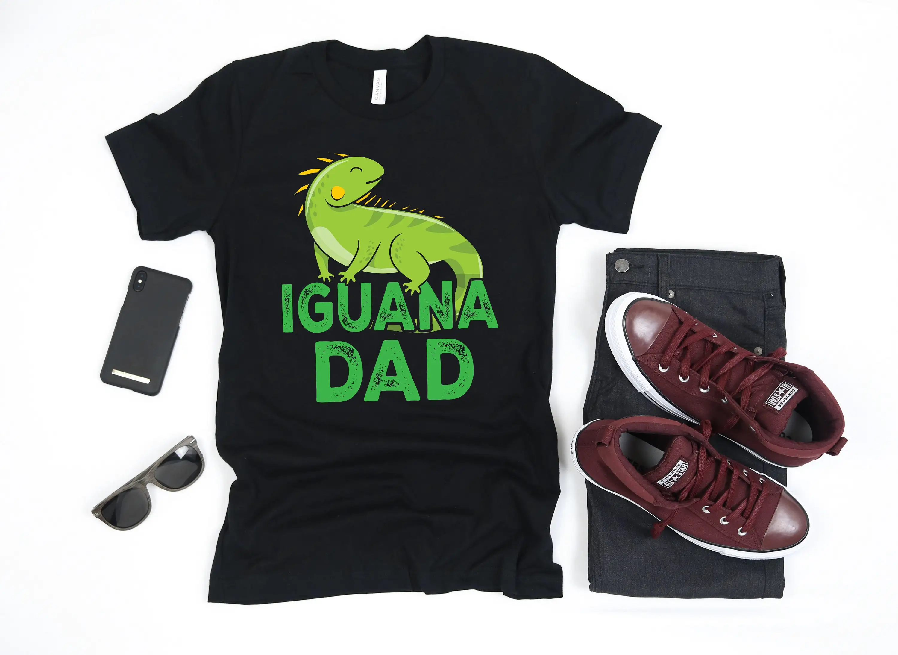 

Iguana Dad T Shirt Pet Reptile SweaT Long Sleeve Kids Apparel