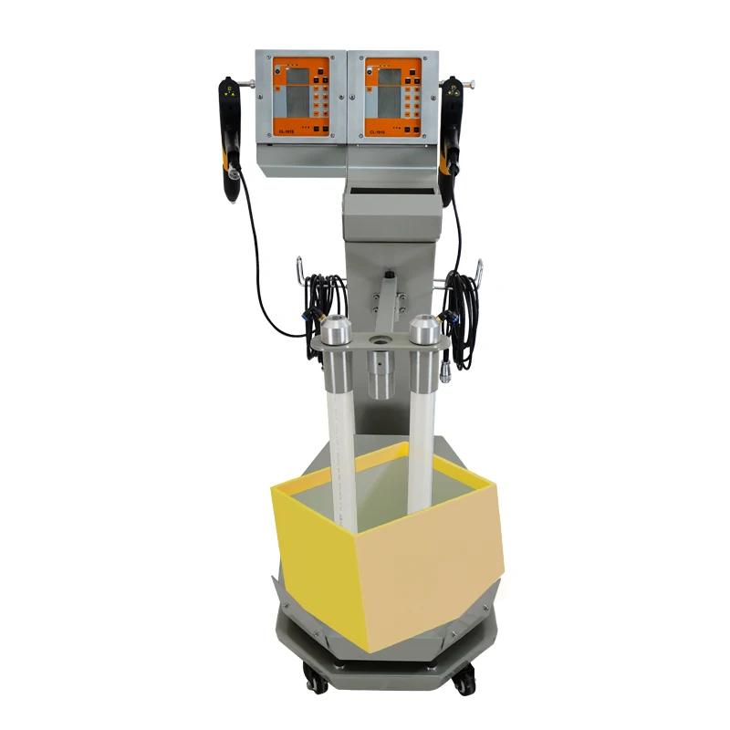 

COLO-191S Dual Unit Metal Spray Painting Machine Powder Coating Gun