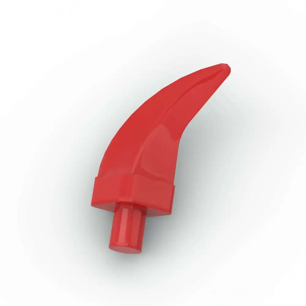 

MOC 10 шт. часть кирпича 87747 зубной коготь рог строительные блоки комплект животных зуб средние частицы DIY игрушки детские подарки на день рождения