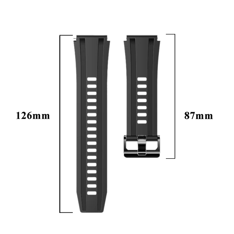 Offical Band for Huawei Watch Gt5 GT5pro 46mm Silicone Breathable Lightweight Strap for Huawei Watch Ultimate GT4 Gt4pro 46mm