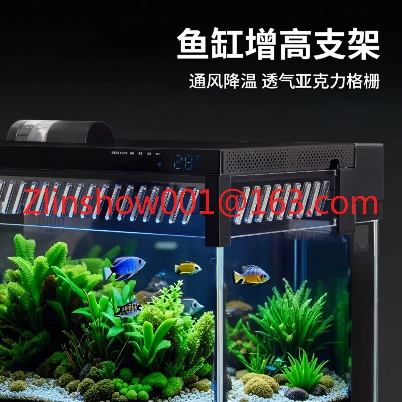 Suitable for fish tank heightening bracket acrylic fully enclosed accessories anti-fog lifting water outlet pump modification