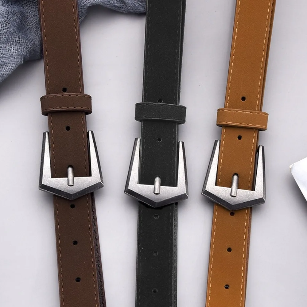 

New Retro Suede Leather Belt Casual Versatile Waist Strap Trouser Dress Belts Gift