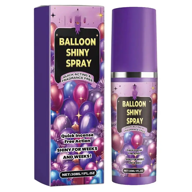 Balloon Gloss Spray High Shine Latex Gloss Spray For Brilliant Appearance Balloon Shine Glow Spray Ensures Longevity Vibrancy