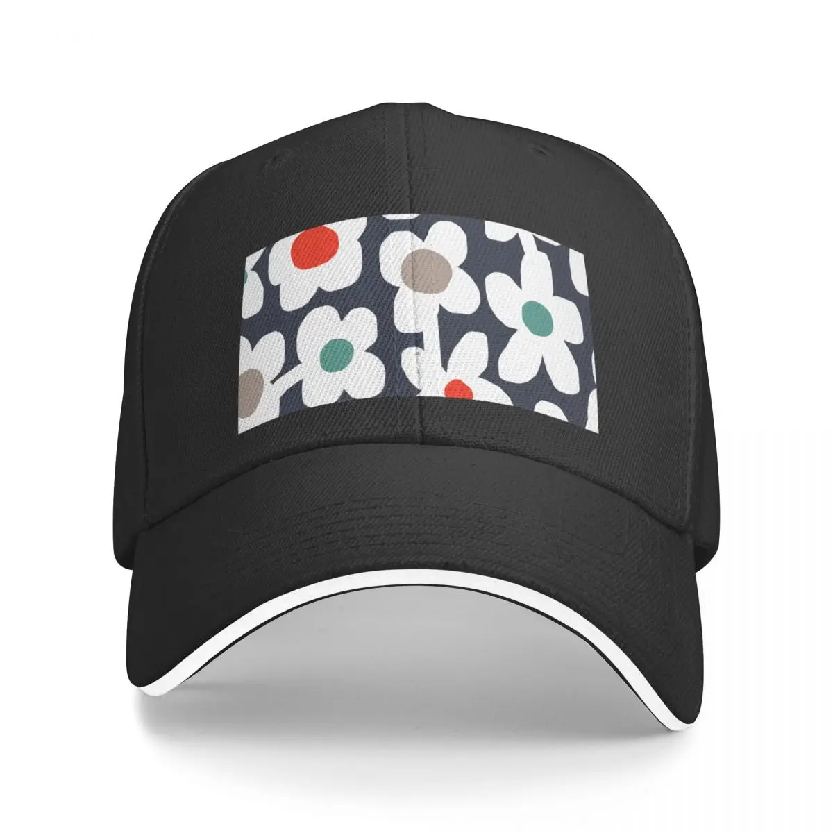 Abstract Modern Scandinavian Floral Arrangement Baseball Cap western Hat Dropshipping Hats Woman Men's