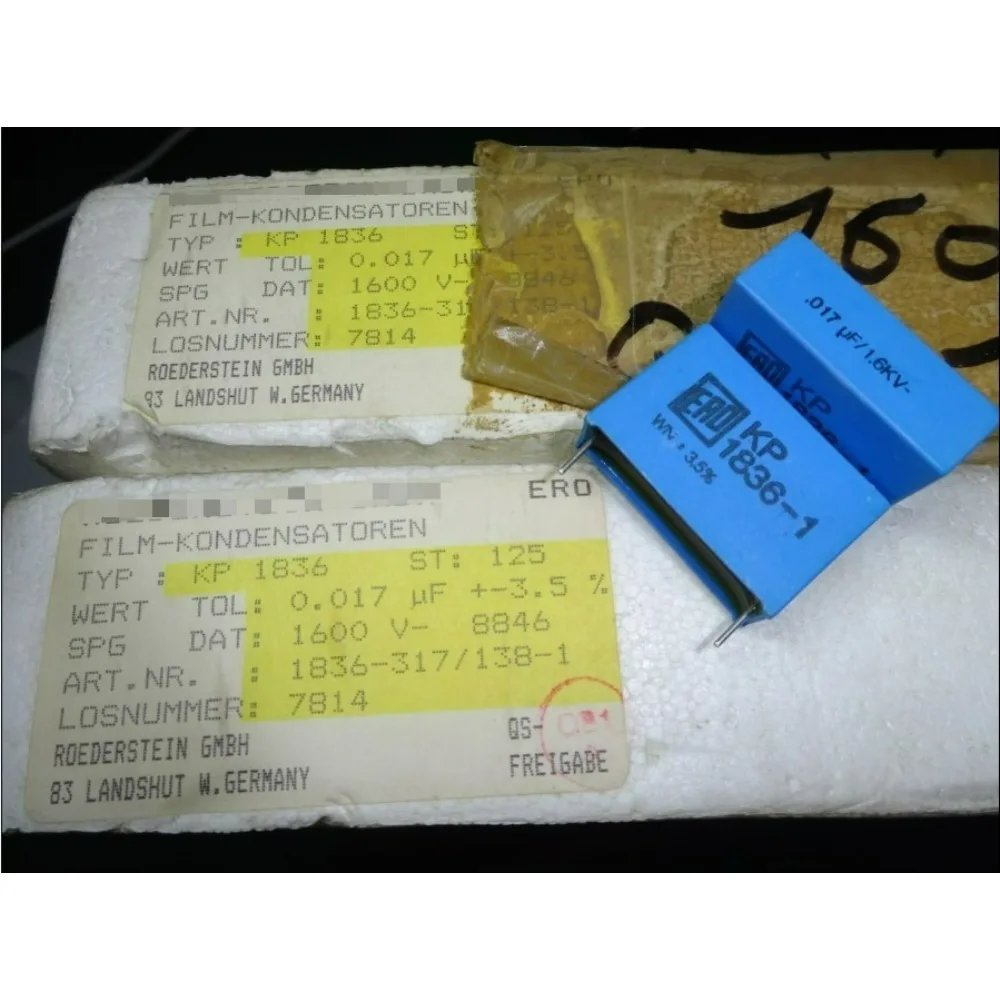 

5PCS KP1836 0.017uf/1600V 17nf 173 Brand New 28mm Film Capacitor