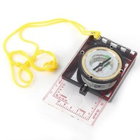 1 Pcs Multifunction Outdoor Survival Military Compass Hiking Camping Army Pocket Handheld Equipment
