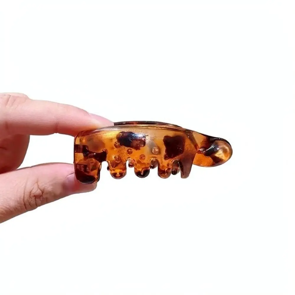 Fashion French Banana Hair Clip Tortoiseshell Matte Finish Shark Claw Holder Elegant Styling Accessory For Daily Hair Styling