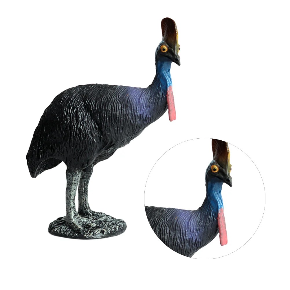 

Cassowary Ornament for Room Pool Slide Birds Toys Decoration Creative Decorations