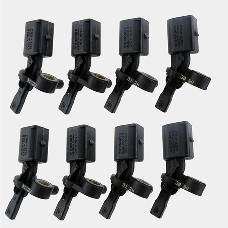 8Pcs WHT003862B Rear Right ABS Wheel Speed Sensor For VW Golf Tiguan Jetta Polo Bora Audi A1 A3 S3 Q2 Q3 Skoda Seat WHT 003 862B