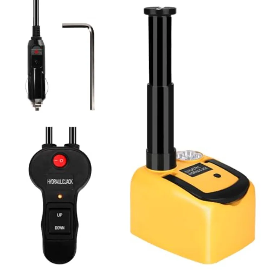 

Комплект электрических гидравлических автомобильных домкратов, 5 тонн, 12 В, ультрапортативный автомобильный подъемник с диапазоном 17,7 дюймов для внедорожника, седана, ремонта грузовиков, напольный домкрат