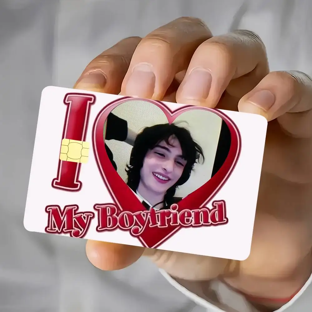 Cute F-Finn W-Wolfhard Film Skin Cover For Credit Card Stickers Debit Bank Card Front