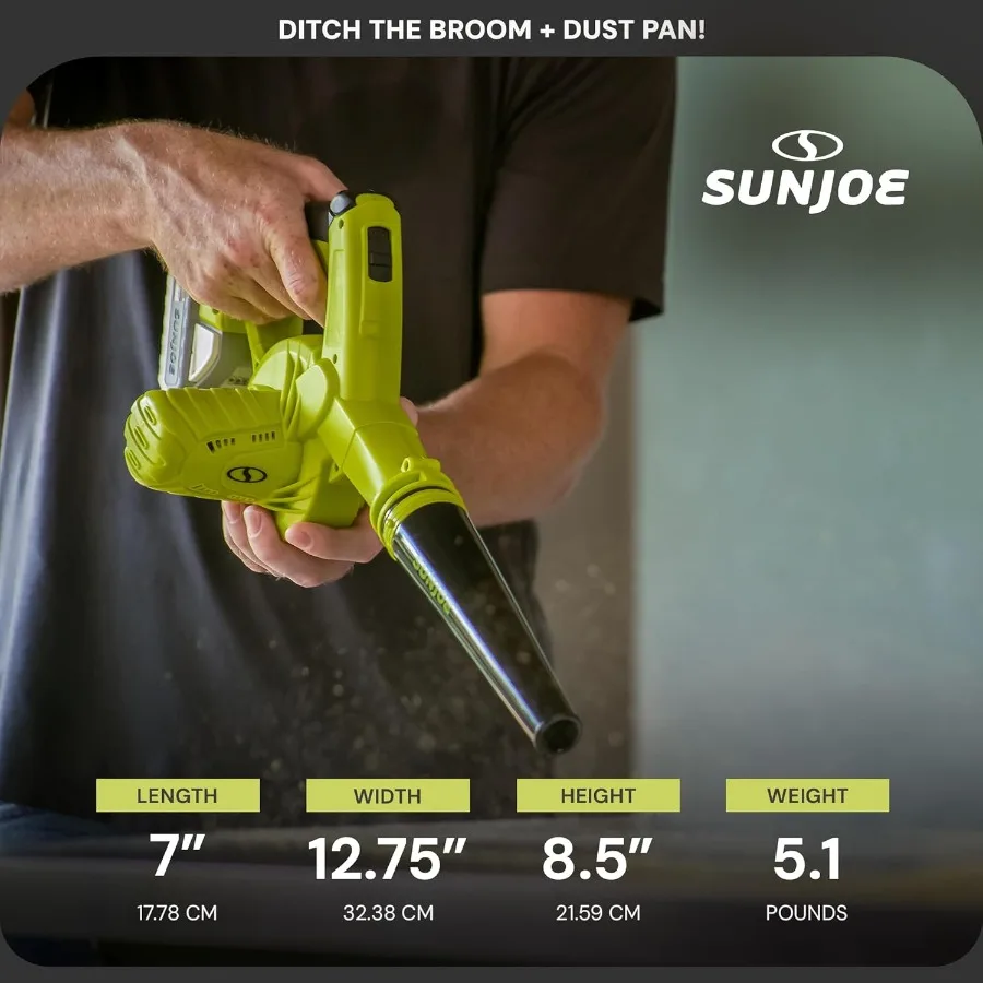 منفاخ متجر العمل IONMAX 24 فولت وشاحن بطارية مفرغ أخضر أسود يعمل بالطاقة الكهربائية أدوات الحديقة المحمولة 24VWSBLTE للتأثير