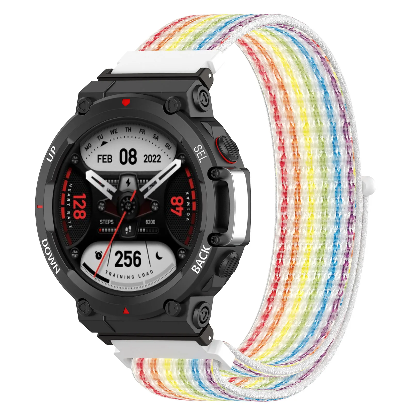 Correa para Huami Amazfit T-Rex2 de 48mm, Correa elástica de nailon para pulsera Huami Amazfit Series, accesorios para reloj de T-Rex2