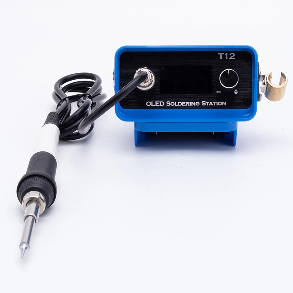 OLED Quick Heating T12 Soldering Iron Station Adjustable Welding Station For Makita 18V Li-ion Battery for DIY Repair(NO Battery