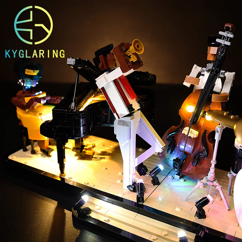 Kyglaring LED Light Kit For 21334 Jazz Quartet Led Lighting Set DIY Toys  (Not Included Building Blocks)