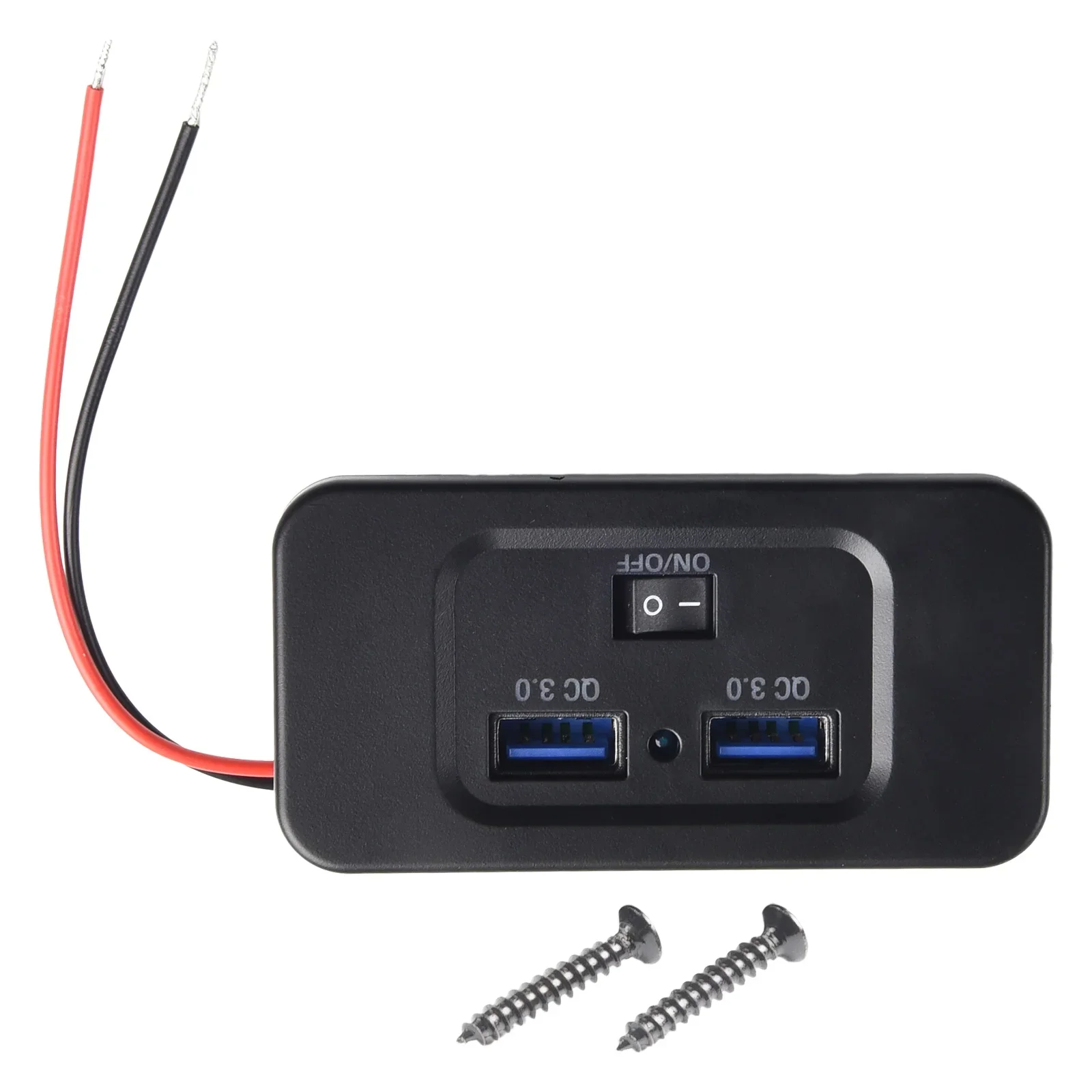 

12V-24V Charger Dual USB Car Charger Vehicle Charging On-the-Go Charging Scratch Resistant Blue Light Indicator 36W Output
