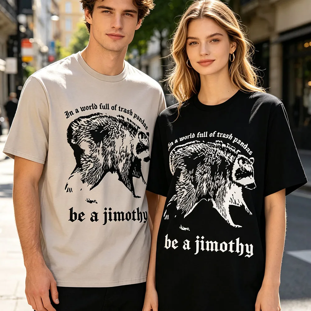 Jimothy The Racoon Graphic Tshirt Funny Seattle Washington Meme Tees Comfort Colors Unisex Weirdcore T-shirt Cotton Summer Tops