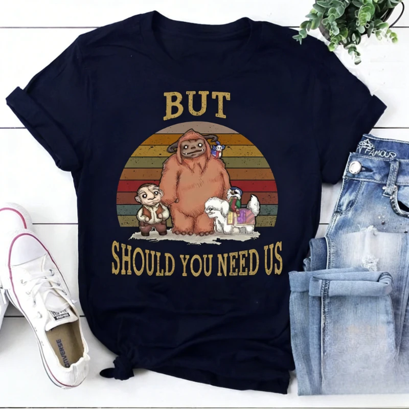 But Should You Need Us Sunset Sweatshirt T-Shirt Labyrinth and Friends Shirt Vintage 80s Movie Ludo Hoggle Didymus Jim Henson