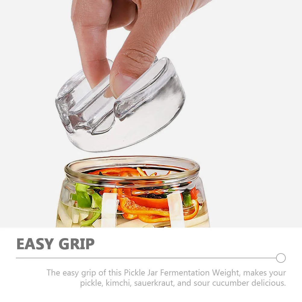 Fermentation Stone Fermenting Lid for Canning Jars Pickle Weights Glass Lids Small