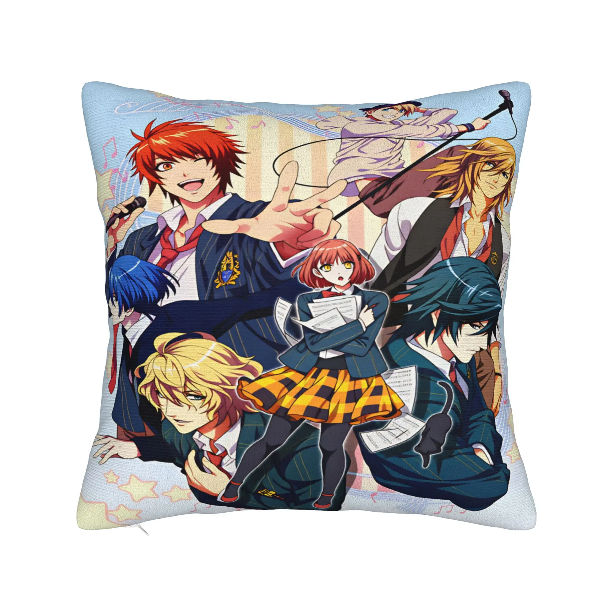 U-Uta no Prince-sama Hijirikawa Masato   Pillow Case  Soft Pillow Cover Retro Trendy Cushion Cover For Sofa Home Decor
