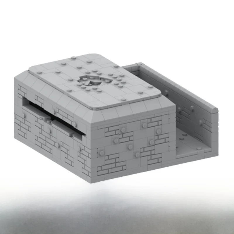 

Сборная модель Blohouse Barricade Anti-Aircraft Shelter из серии MOC «Вторая мировая война» с мелкими деталями для домашнего использования