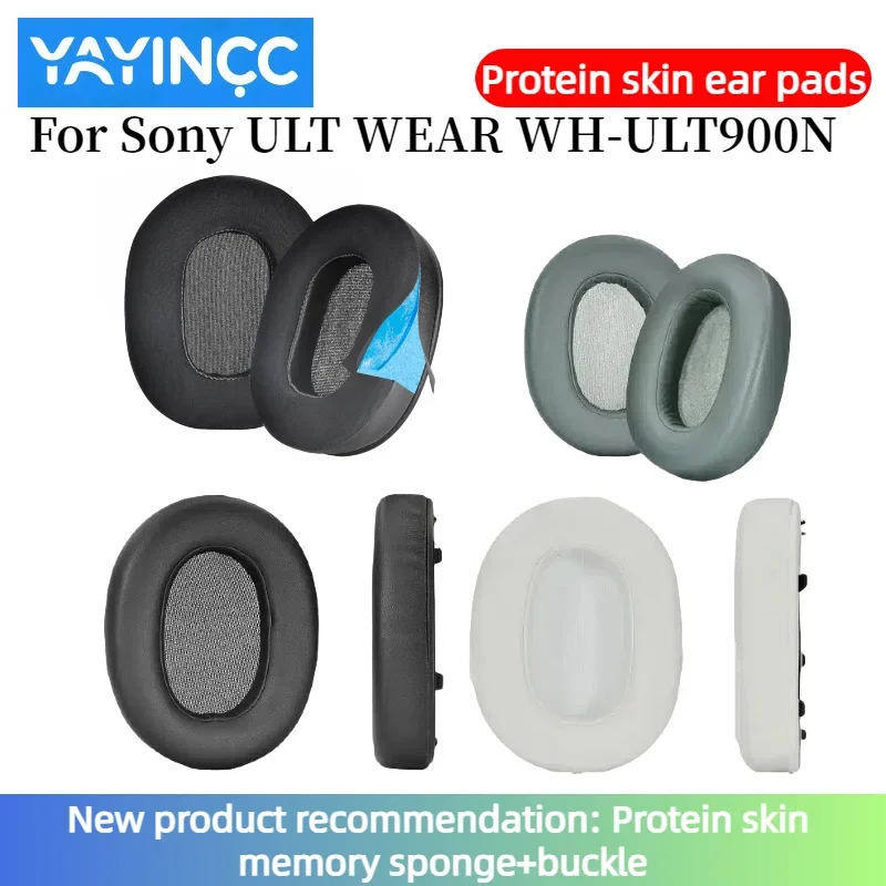 

YAYINCC Replacement high quality ear pillow ear cushion earmuffs with plastic clips for Sony ULT WEAR WH-ULT900N headphones