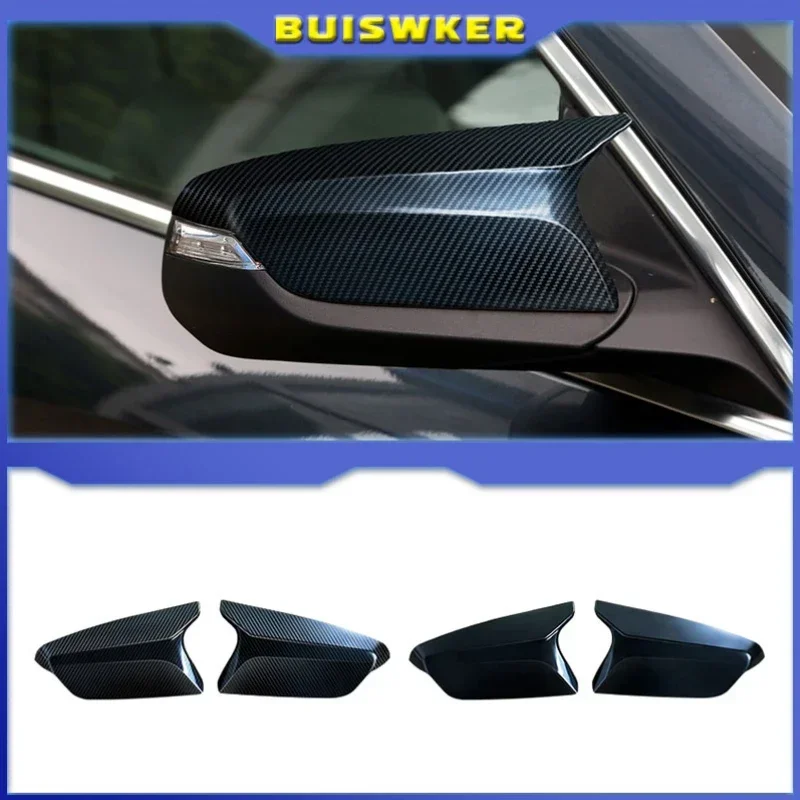 

For chevrolet Malibu XL 2017-2019 Back Mirror Covers Reversing mirror case cover Look ABS 2PCS Cover paste Side Mirror Covers