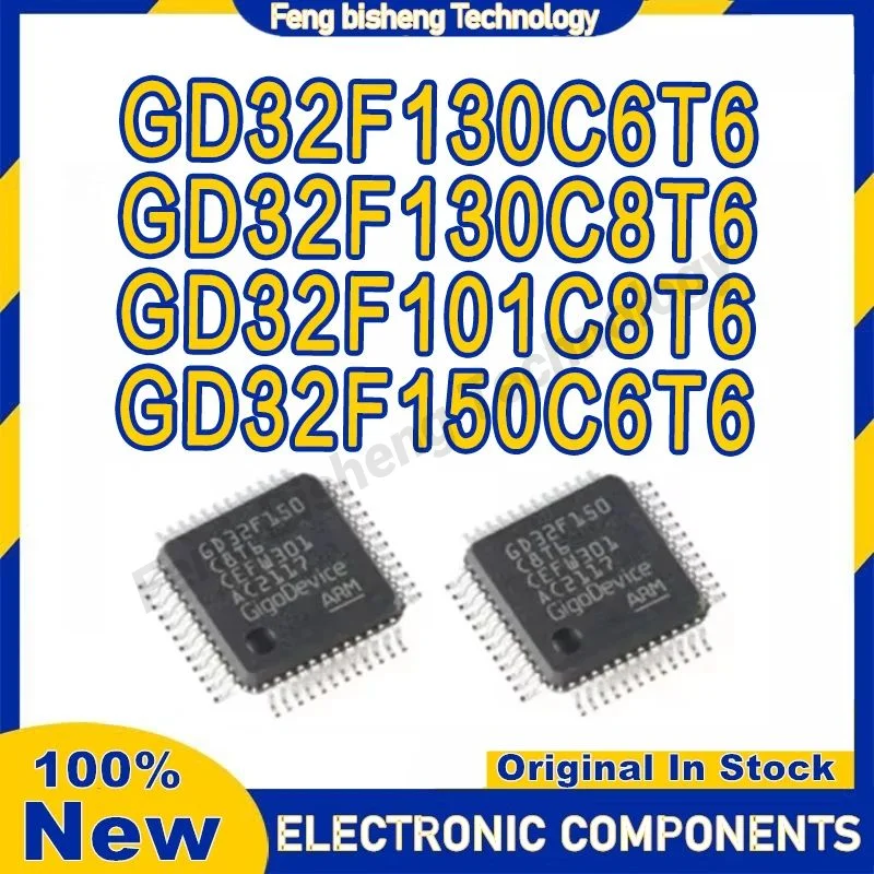 

GD32F101C8T6 GD32F130C6T6 GD32F130C8T6 GD32F150C6T6 GD32F GD32E IC MCU Chip 100% New Original in stock