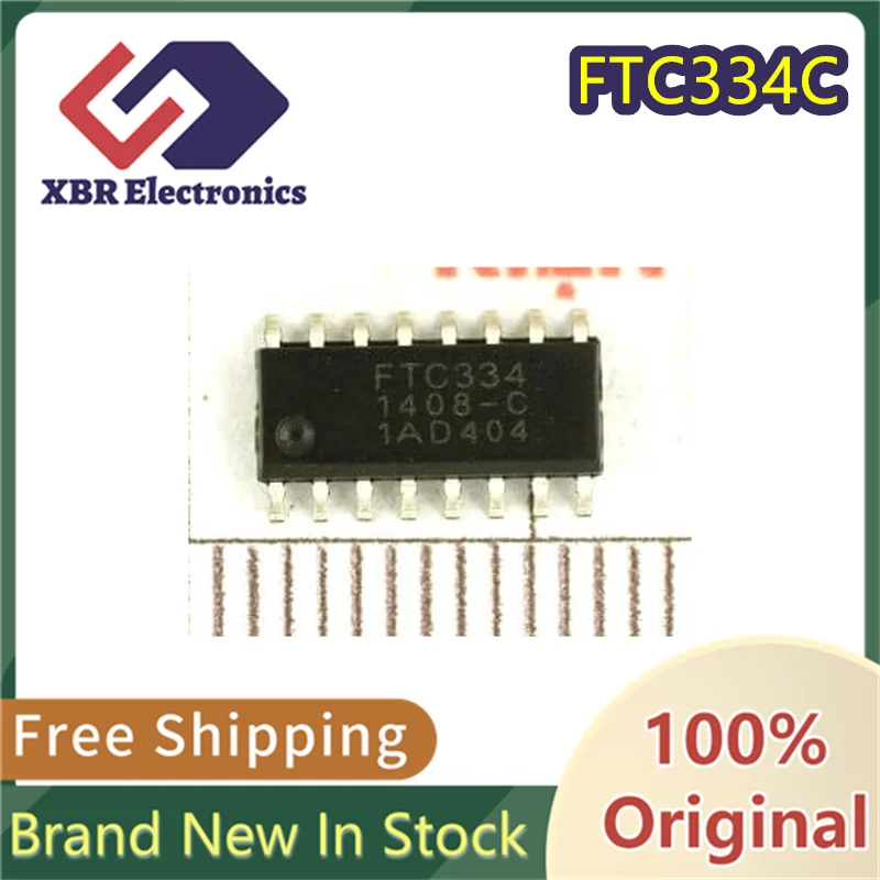 

(10/50 pieces) FTC334C FTC334 SOP-16 capacitive touch IC key processing chip new original authentic spot free shipping