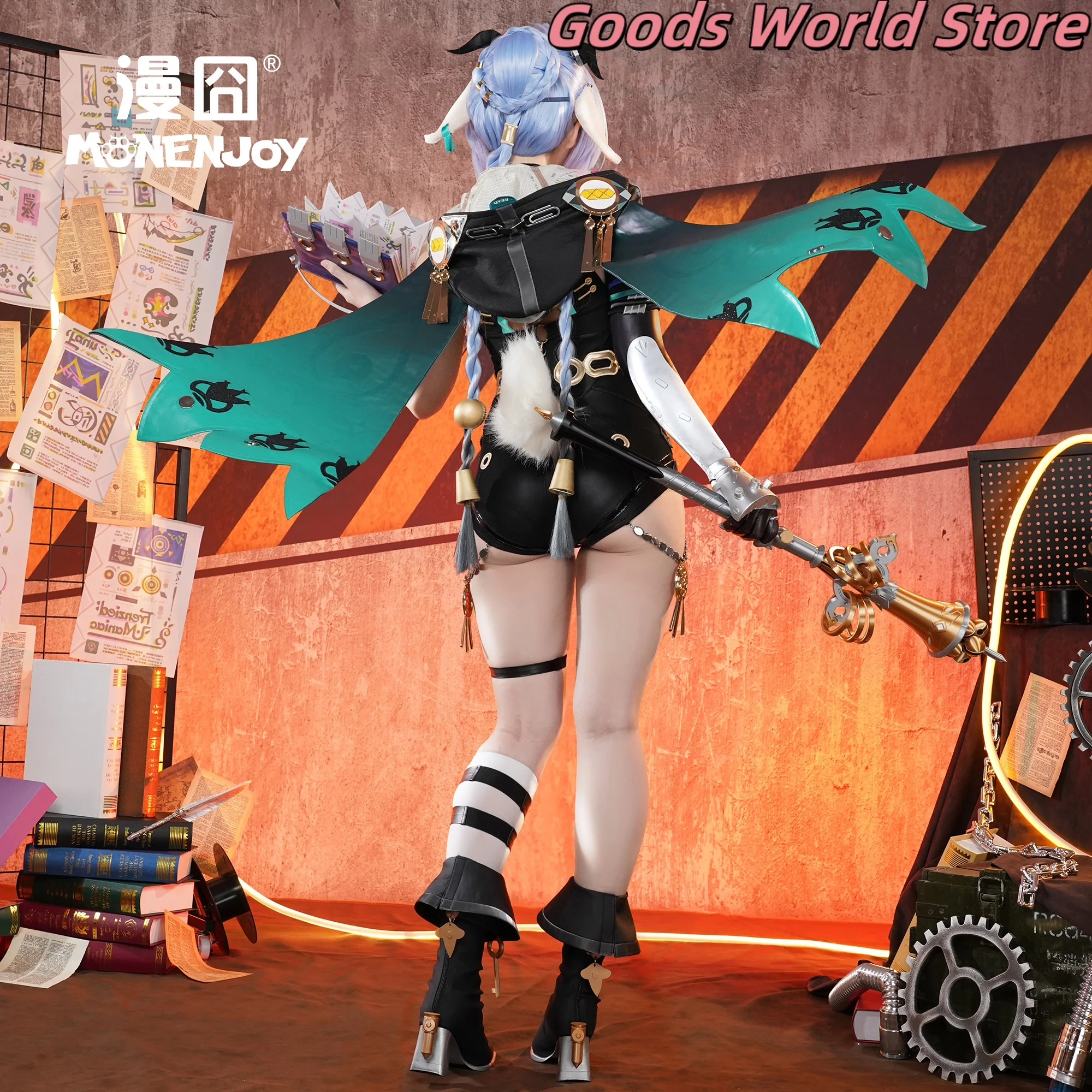 متوفر في المخزون أزياء لوسيا إلوين التأثيرية لعبة ZZZ Zenless Zone Zero Lucia Halloween ملابس لعب الأدوار للنساء #6