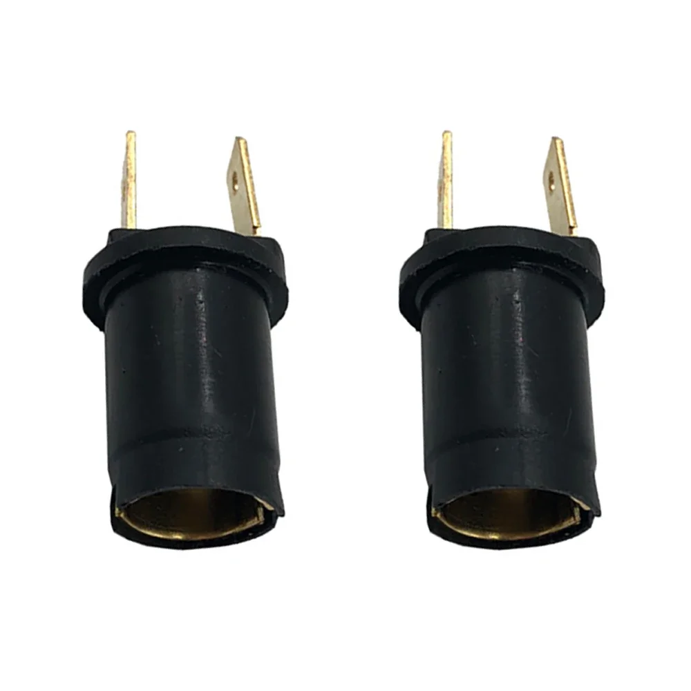 2Pcs 170790 Car Side Light Bulb Holder for 6V/12V/24V Ba9s 989/233 Lamp Holder for Car Motorcycle Scooter Lighting Components