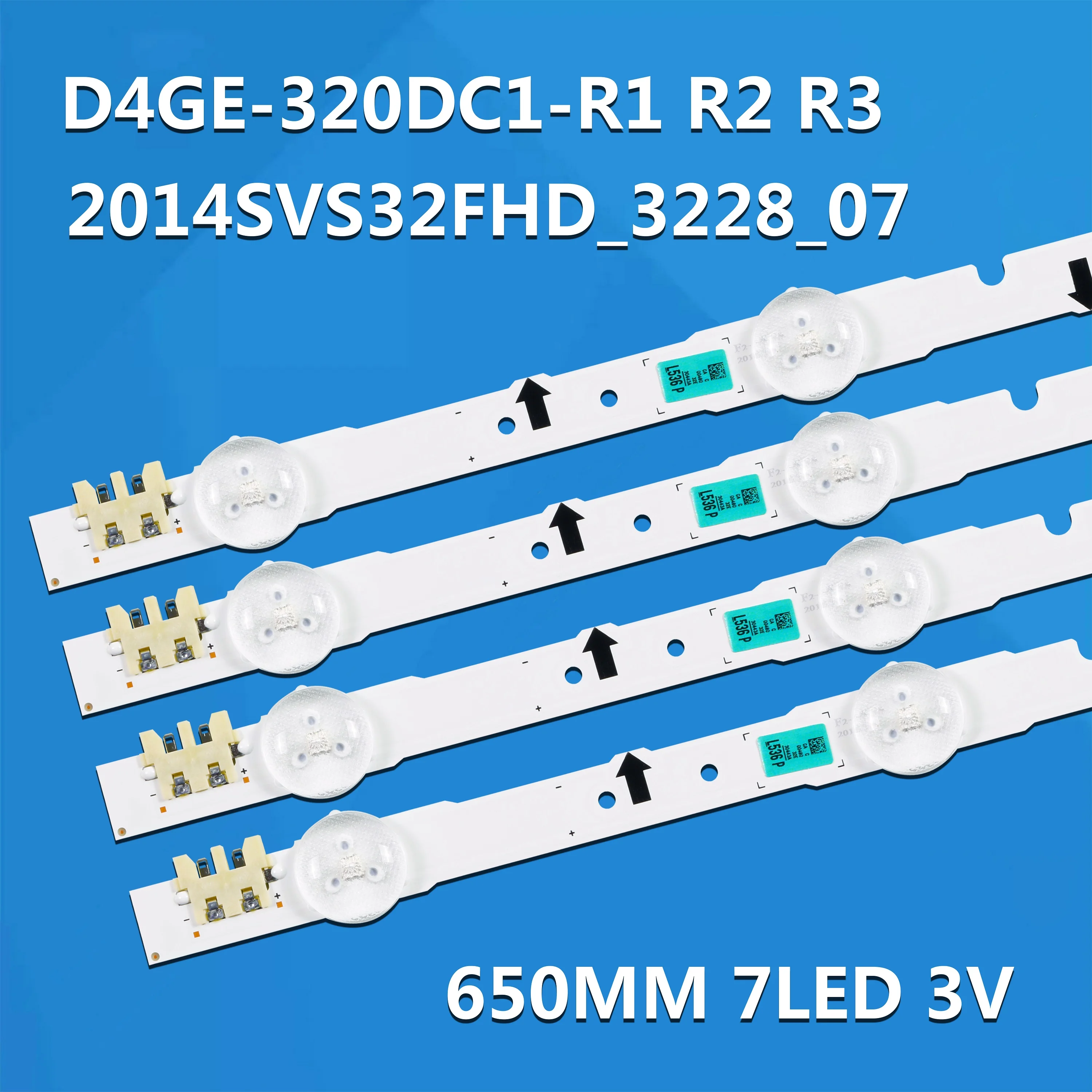 

1/5/10kits LED Backlight Strip(4) for UE32H6400 UE32H6400AS UE32J5500 UE32J5500AU UE32J5500AW UE32J5502 UE32J5502AK UE32H5090AS