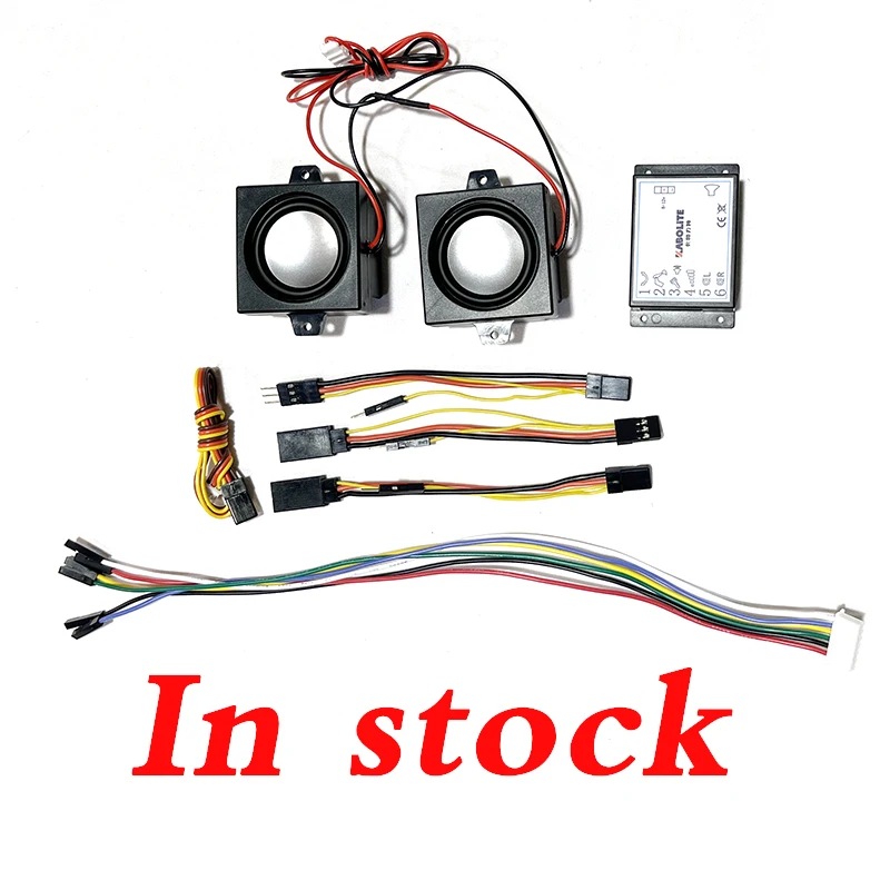 KABOLITE Audio Group System Speaker Suitable for 1/14 Hydraulic Excavator Remote Control DIY Model Upgrade Accessories