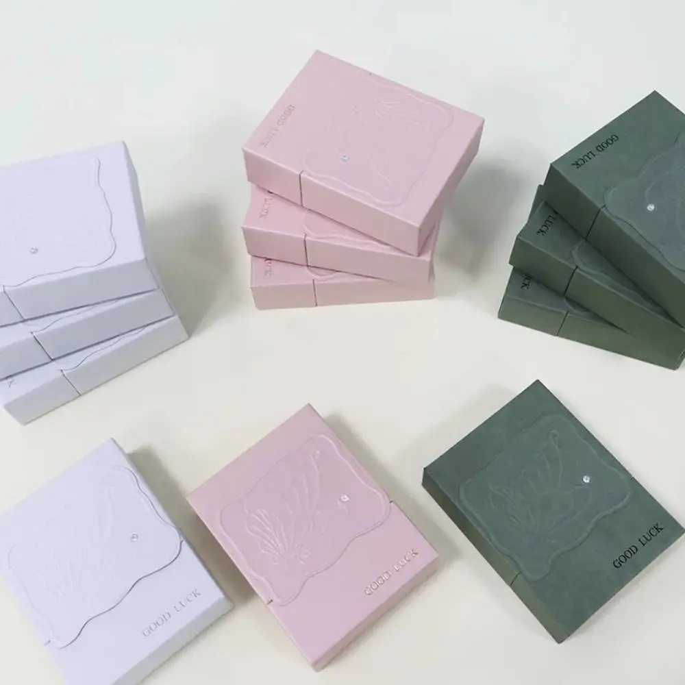 Butterfly Design Pull-out Jewelry Box Pull-out Drawer Hot Stamping Drawer Jewelry Box Small Size Fresh Style Diamond Jewelry Box