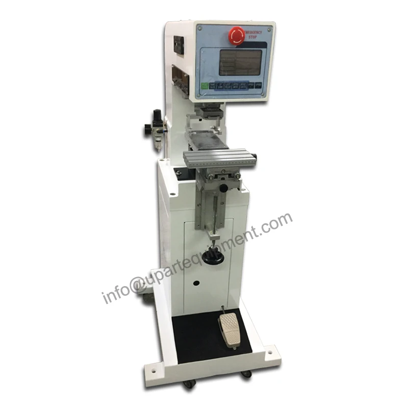 

Semi Automatic Sealed Ink Cup Single Color Pad Printing Machine For Plastic Metal Ceramic Garment Label