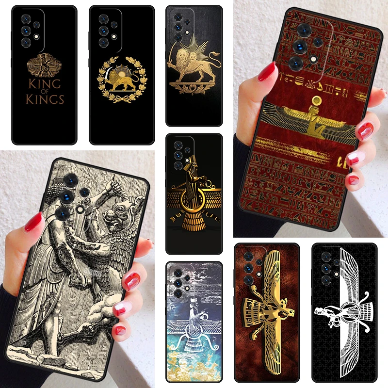 Persian Empire Ahura Mazda Case Cover For Samsung Galaxy A52 A72 A73 A20e A21S A50 A70 A11 A12 A42 A31 A40 A51 A71 A32 A80 A91