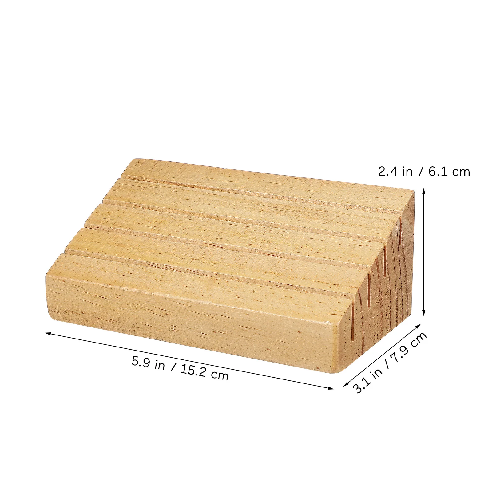 Drewniany stojak na karty z ukośnymi przegródkami, zapewniający pewny chwyt podczas gry w bridge i innych kartowych grych, wygodna tacka.