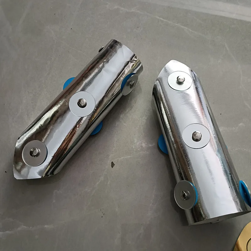 ハロウィンコスプレステージパフォーマンスアクセサリーユニセックスゴールドシルバーレザーリベットアームスリーブグローブ動物男性女性ダンサーカフ