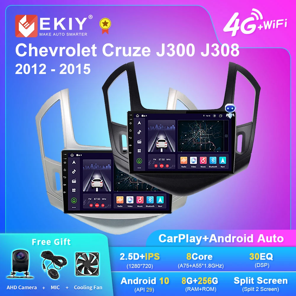 

EKIY X7 Android Car Radio For Chevrolet Cruze J300 J308 2012 - 2015 Navi GPS 1280*720 DSP Carplay Multimedia Player Auto Stereo