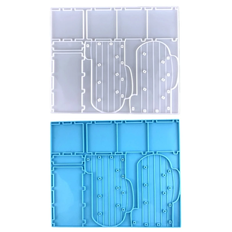 

Display Stand Resin Molds,Cactus Casting Silicone Mould for DIY Jewelry Box Drop shipping